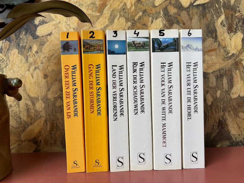 William sarabande deel 1 t/m 6 de wolven van de dageraad, Boeken, Ophalen of Verzenden, Gelezen