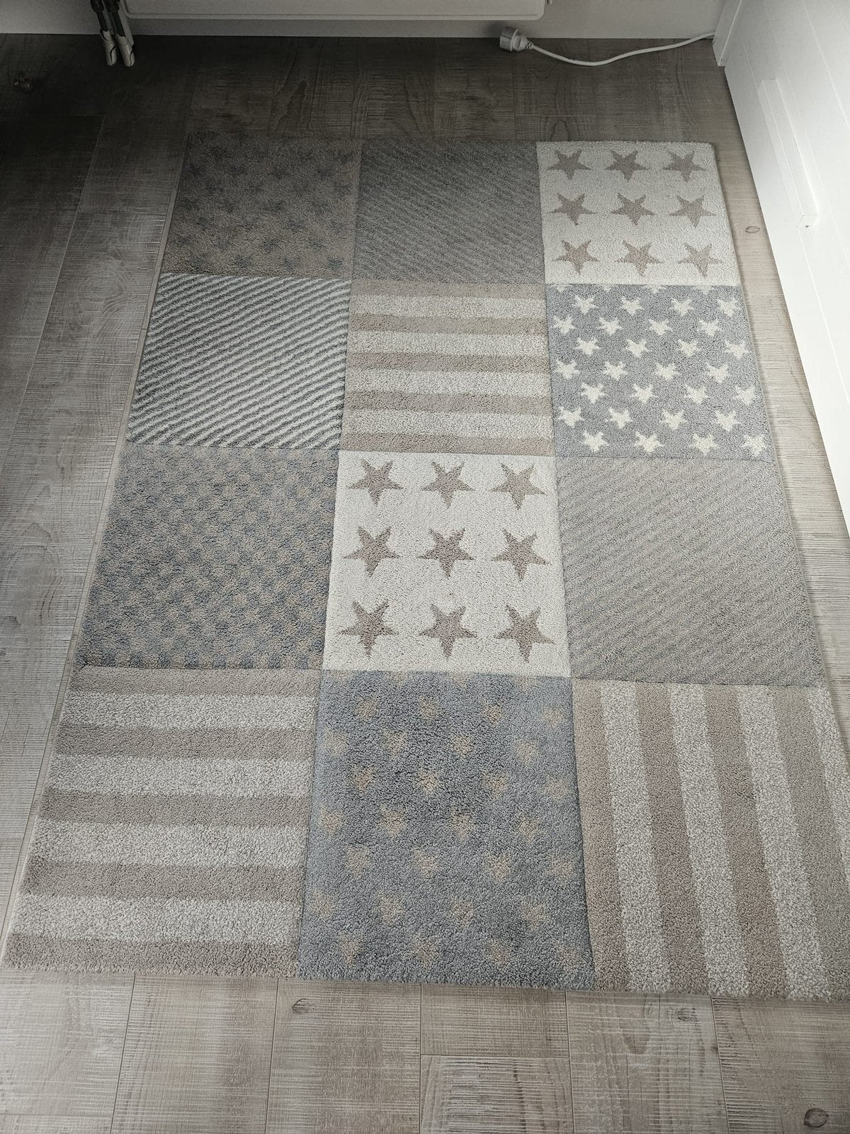 Vloerkleed 170x120 cm. Beige/grijs, Ophalen, 100 tot 150 cm, Beige, Zo goed als nieuw