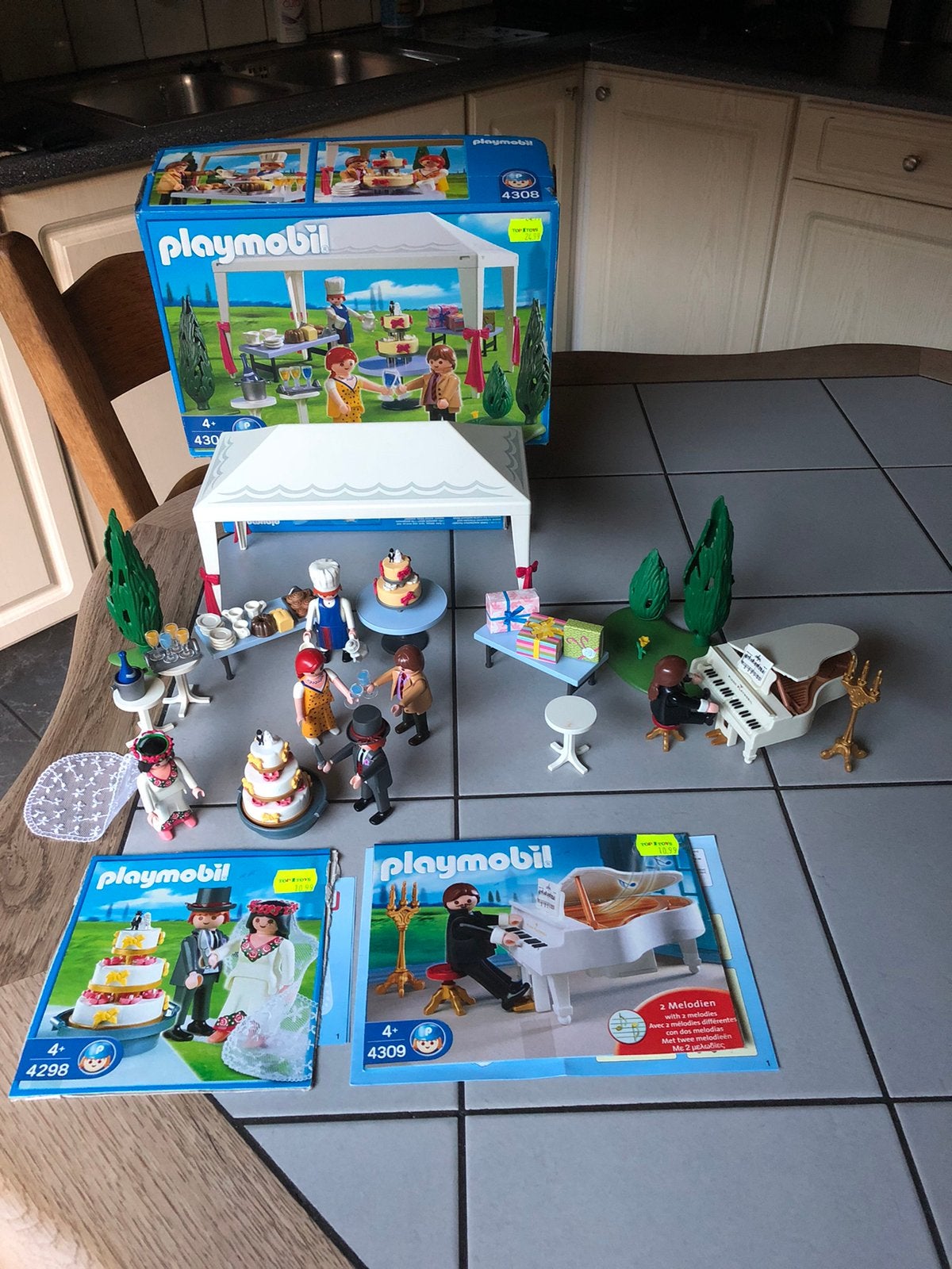 Playmobil sets bruiloftsfeest zgan, Kinderen en Baby's, Complete set, Overige typen, Ophalen of Verzenden, Zo goed als nieuw