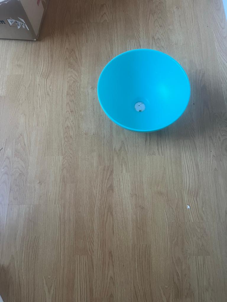 Nieuwe ronde waskom/wastafel turquoise - VidaXL, Ophalen of Verzenden, Nieuw, Blauw, Overige typen