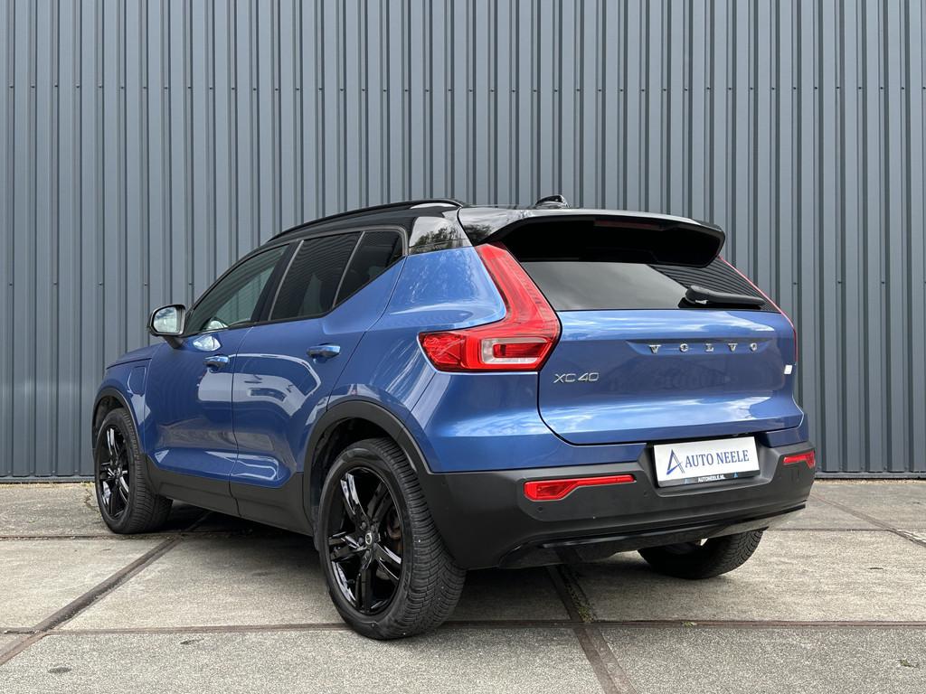 Volvo XC40 1.5 T5 262 pk Recharge R-Design Panoramadak, Came, Auto's, Volvo, Gebruikt, Zwart, Blauw, Leder en Stof