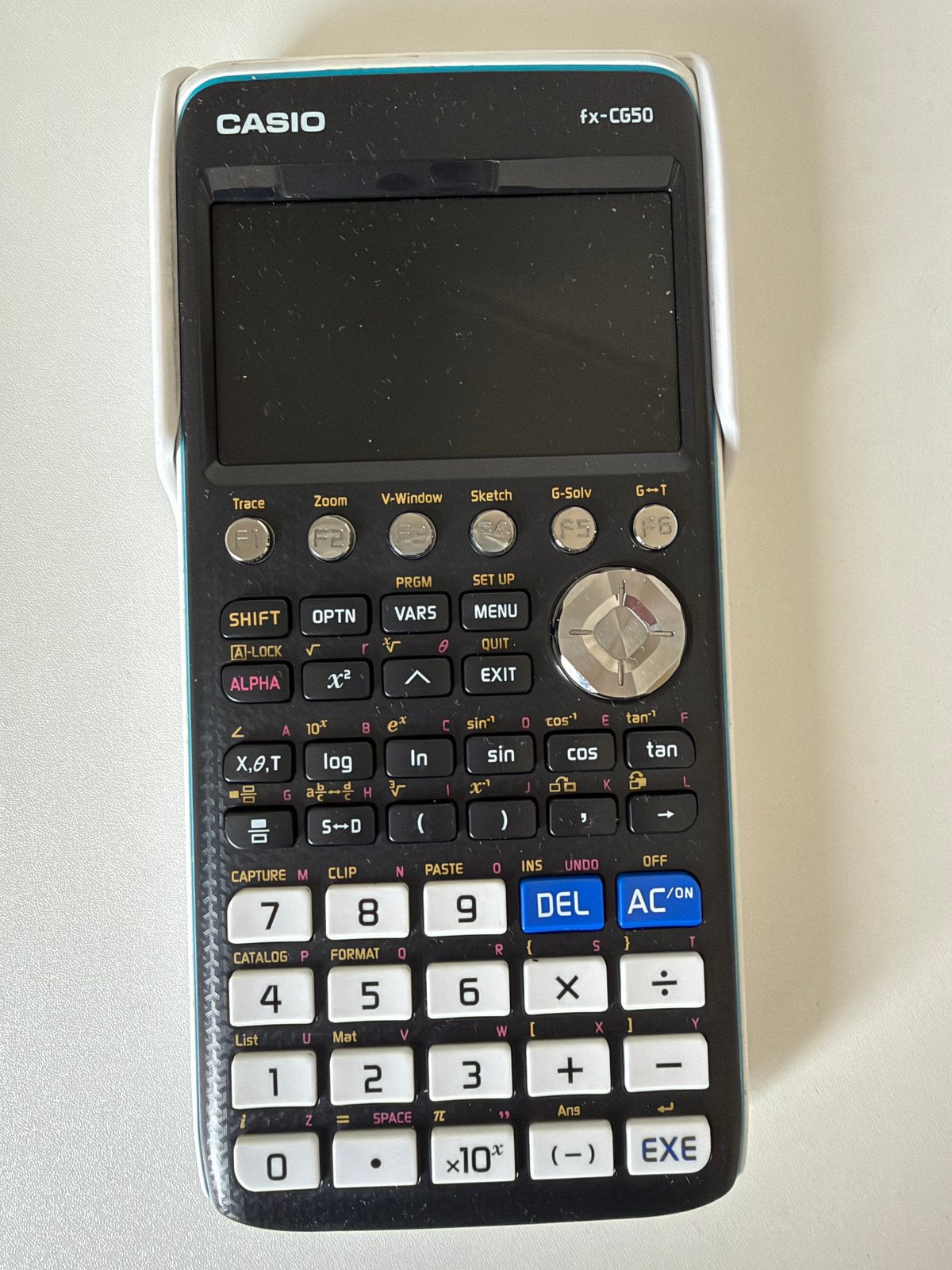 Casio fx-CG50, Ophalen of Verzenden, Grafische rekenmachine, Zo goed als nieuw