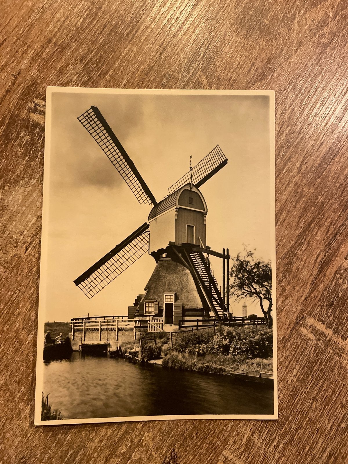 Oude ansichtkaart Lexmond (Z.H.) Wipwatermolen, Verzamelen, Ophalen of Verzenden, Gelopen, Zuid-Holland