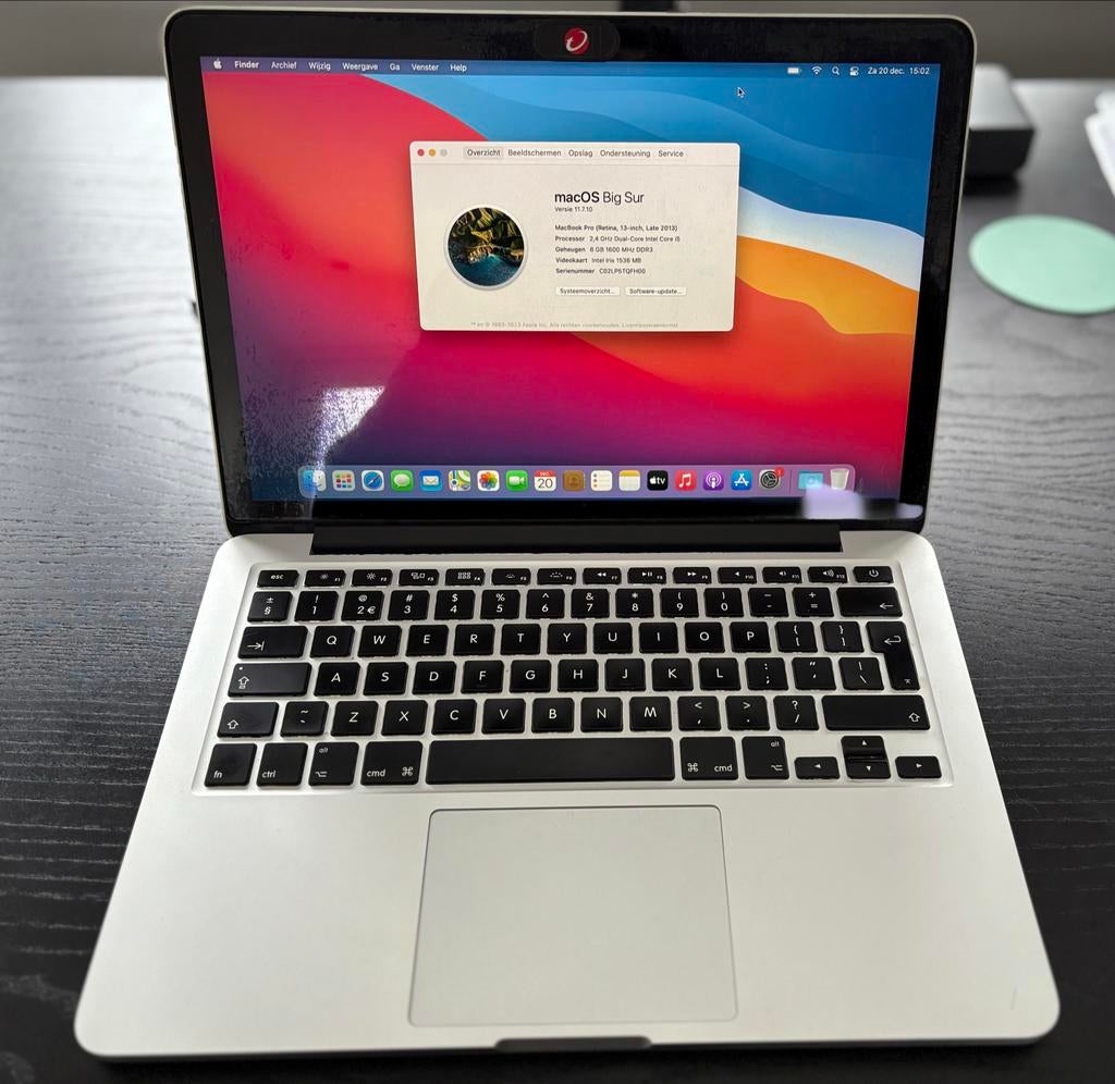 MacBook Pro (Retina, 13-inch, Late 2013) - 256GB, Computers en Software, Apple Macbooks, MacBook Pro, 256 GB, 2 tot 3 Ghz, Qwerty