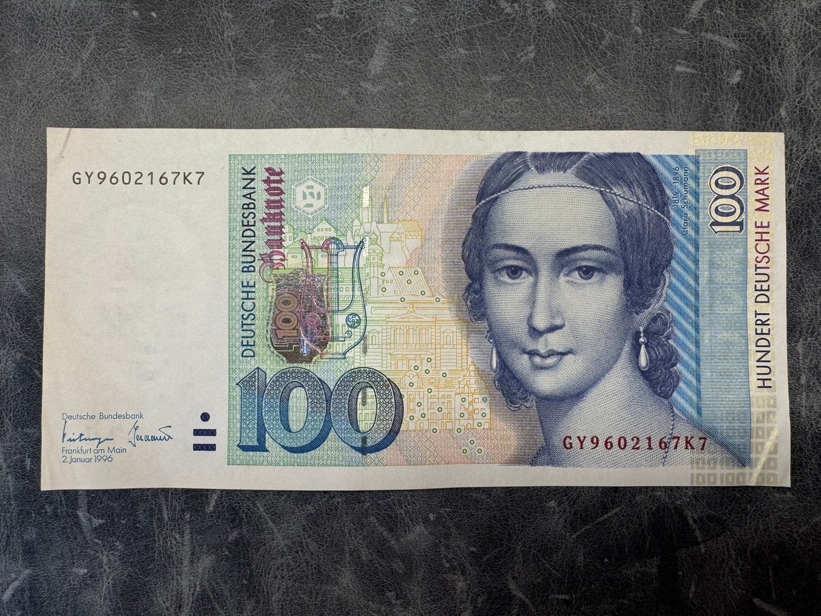 100 mark deutsche bundesbank 1996, Ophalen of Verzenden, Duitsland