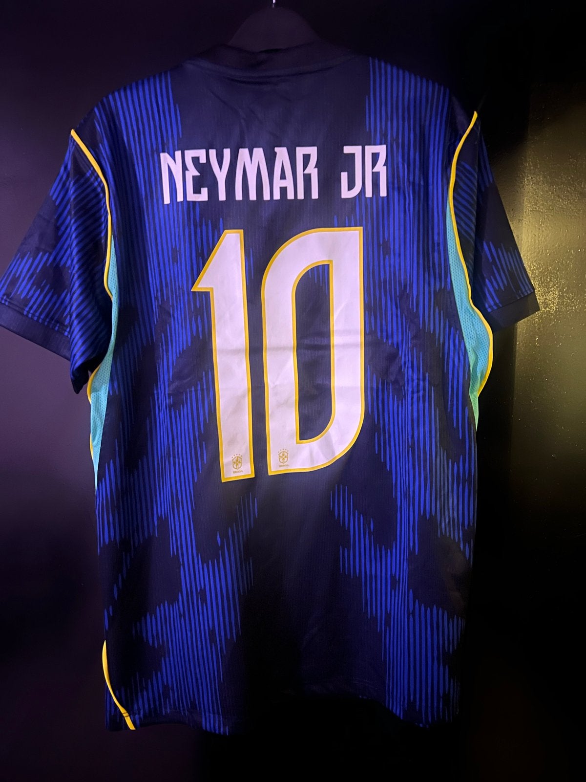 Brazilië voetbalshirt Neymar Jr. #10 - Nieuw met kaartje, Kleding | Heren, Sportkleding, Blauw, Nieuw, Overige maten, Ophalen of Verzenden