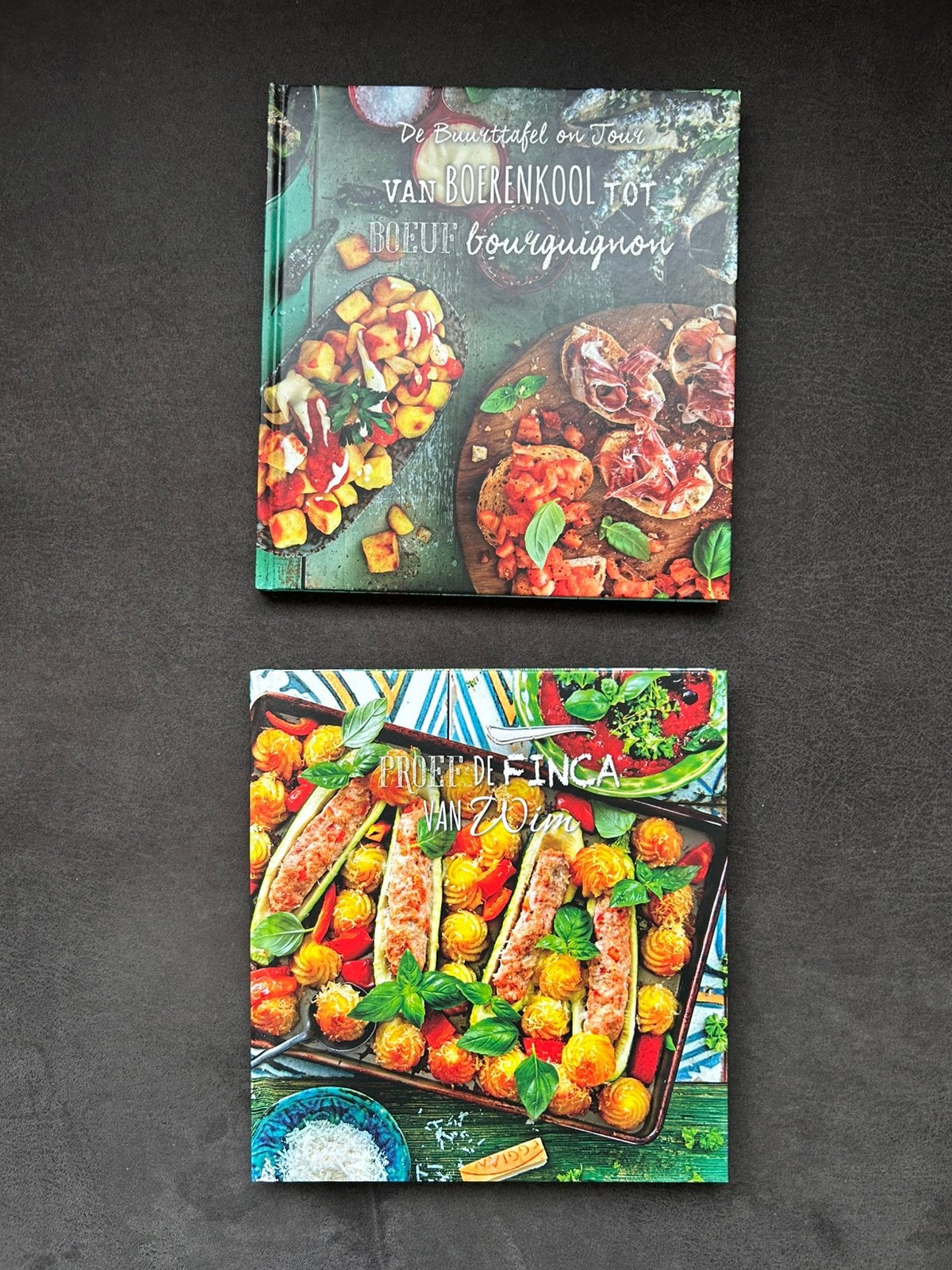 2 Receptenboeken: Buurttafel & Proef de Finca van Wim, Ophalen of Verzenden, Nieuw, Europa, Hoofdgerechten