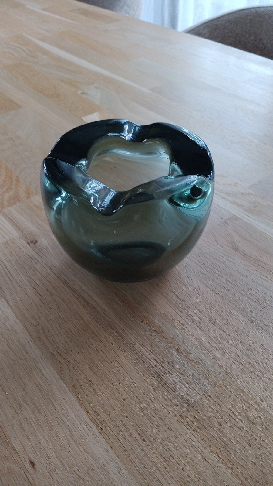 Andries Copier asbak van smoked glas, vintagestaat, MCM, Antiek en Kunst, Ophalen of Verzenden