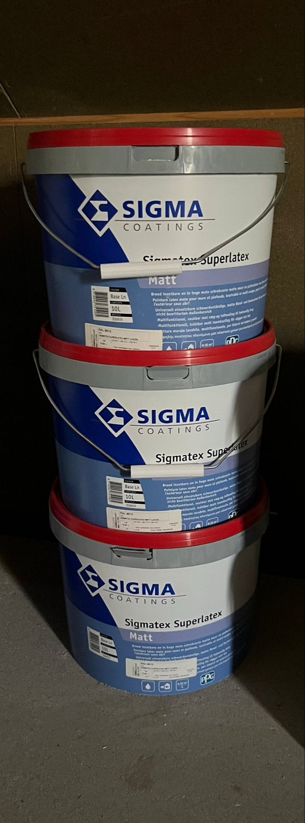 Sigma Sigmatex Superlatex Matt - RAL 9010, Ophalen, Wit, Nieuw, Verf
