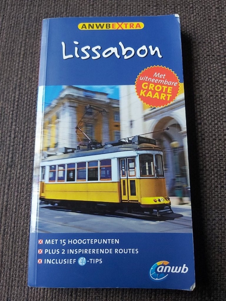 ANWB Extra Lissabon Reisgids met Grote Kaart, Boeken, Gelezen, Europa, Ophalen of Verzenden, Reisgids of -boek