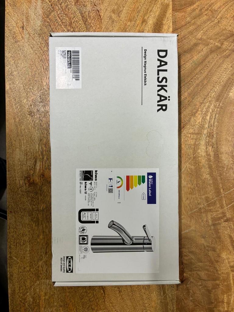 IKEA DALSKÄR Kraan - Nieuw in doos, Doe-het-zelf en Verbouw, Ophalen, Nieuw, Chroom, Kraan