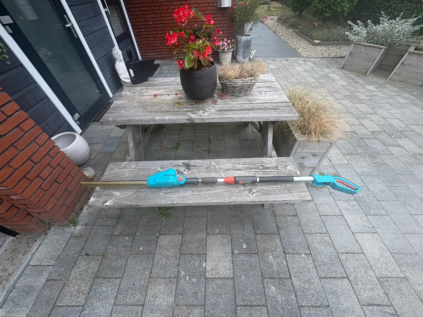 Gardena heggeschaar, Ophalen, Gebruikt, Elektrisch