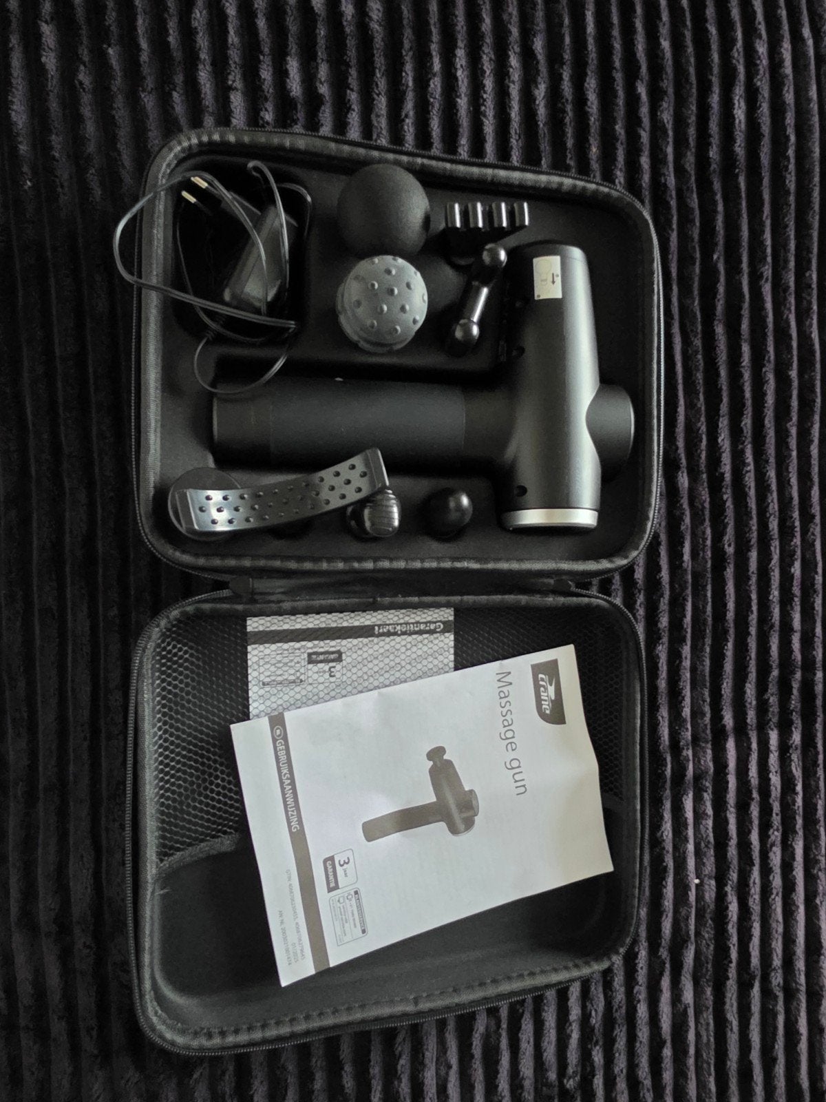 Massage gun - Zo goed als nieuw, Sport en Fitness, Massageproducten, Ophalen, Zo goed als nieuw, Apparaat