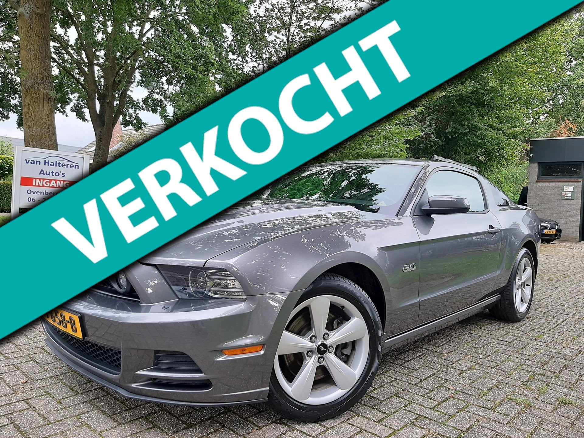 Ford USA Mustang 5.0 V8 424 PK Airco/Clima Leder TOPSTAAT!, Auto's, Automaat, Euro 5, Achterwielaandrijving, Gebruikt