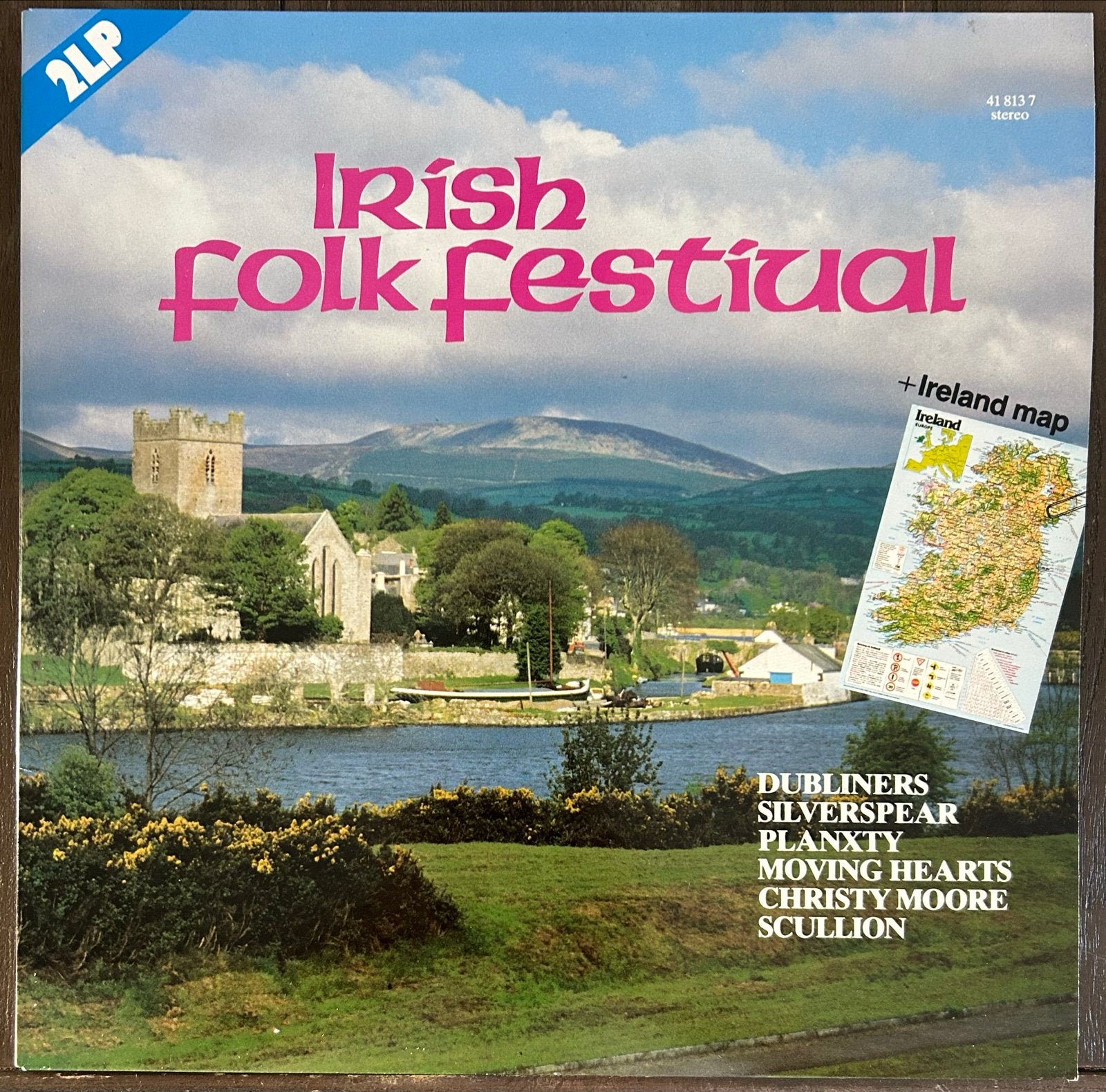 Irish Folk Festival 2LP - The Dubliners, Planxty, Moving Hea, Dubbel-LP, Ophalen of Verzenden, Zo goed als nieuw, 12 inch