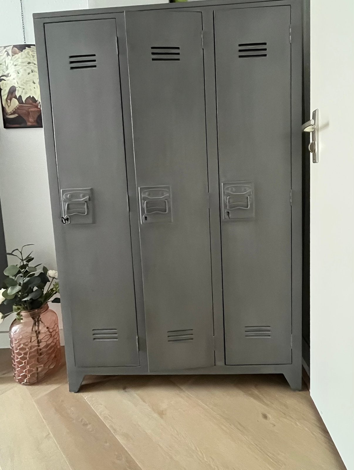 HK living grijze lockerkast, Ophalen, Industrieel