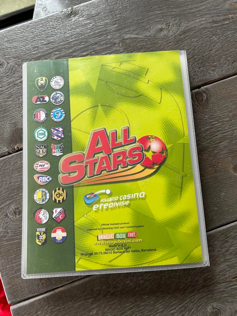 All Stars Holland Casino Eredivisie verzamelalbum, Ophalen of Verzenden, Gebruikt, Overige binnenlandse clubs, Boek of Tijdschrift