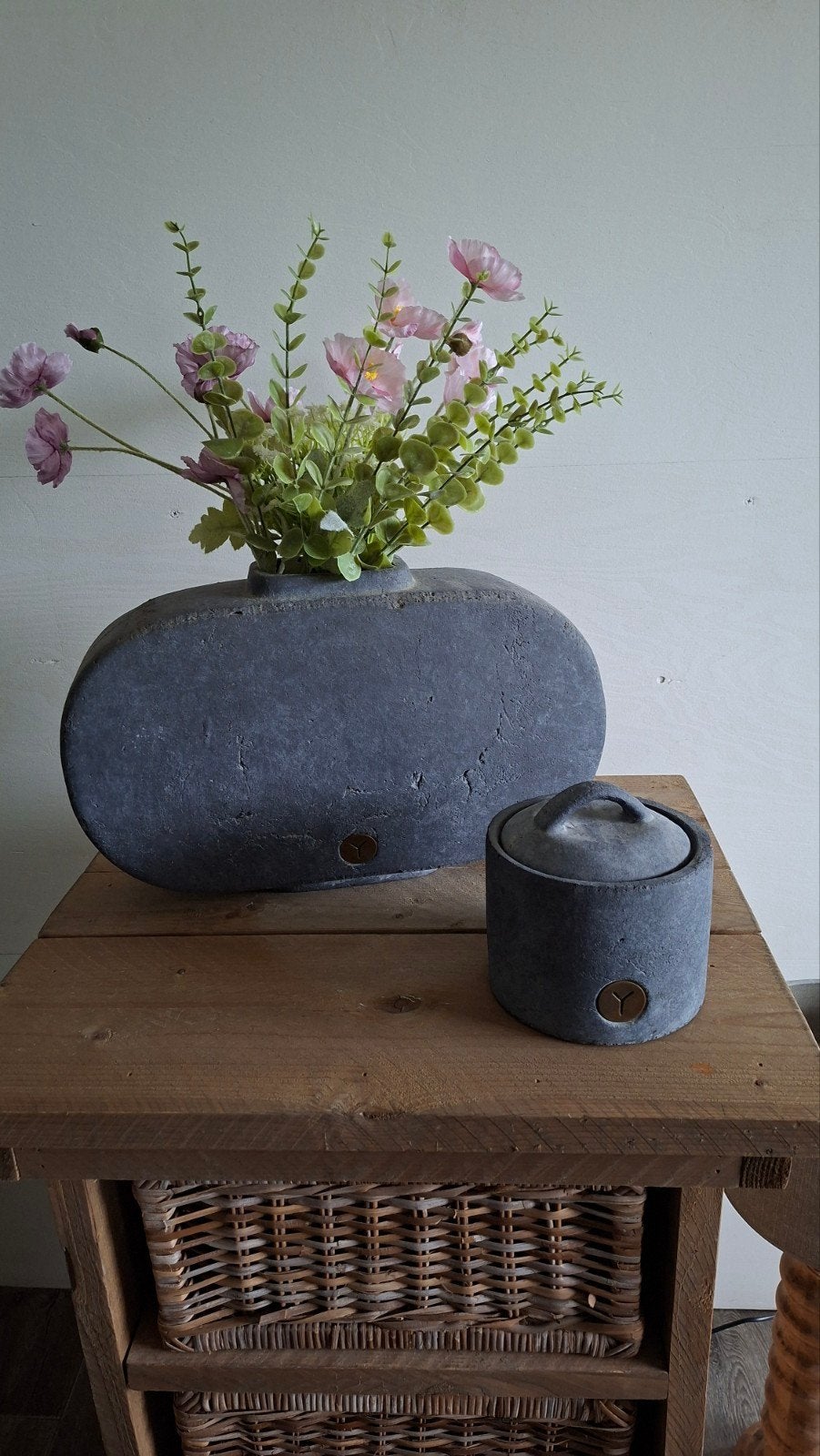 Brynxz potten, Tuin en Terras, Ophalen, Steen, 40 cm of meer, Binnen