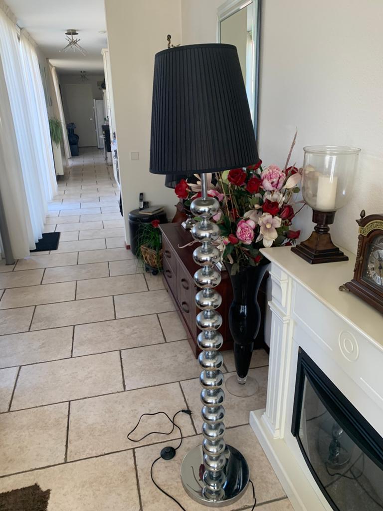 Staande lamp met 2 kappen, Ophalen, Zo goed als nieuw, 150 tot 200 cm