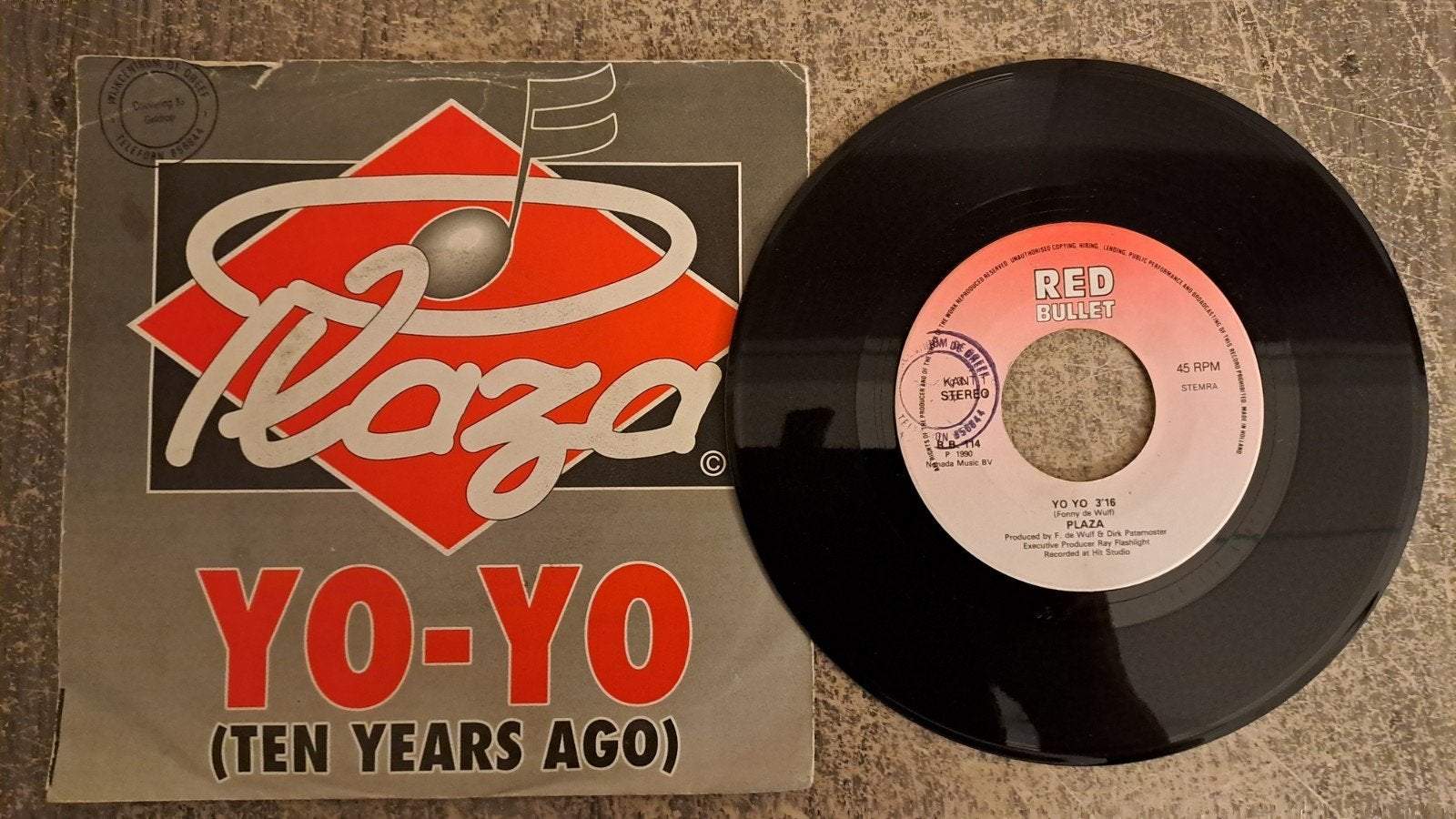 Plaza  - Yo - Yo, Gebruikt, 7 inch, Single, Pop