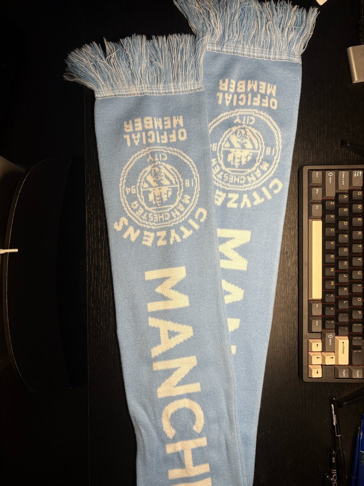 Manchester City Sjaal - Official Member, Ophalen of Verzenden, Zo goed als nieuw