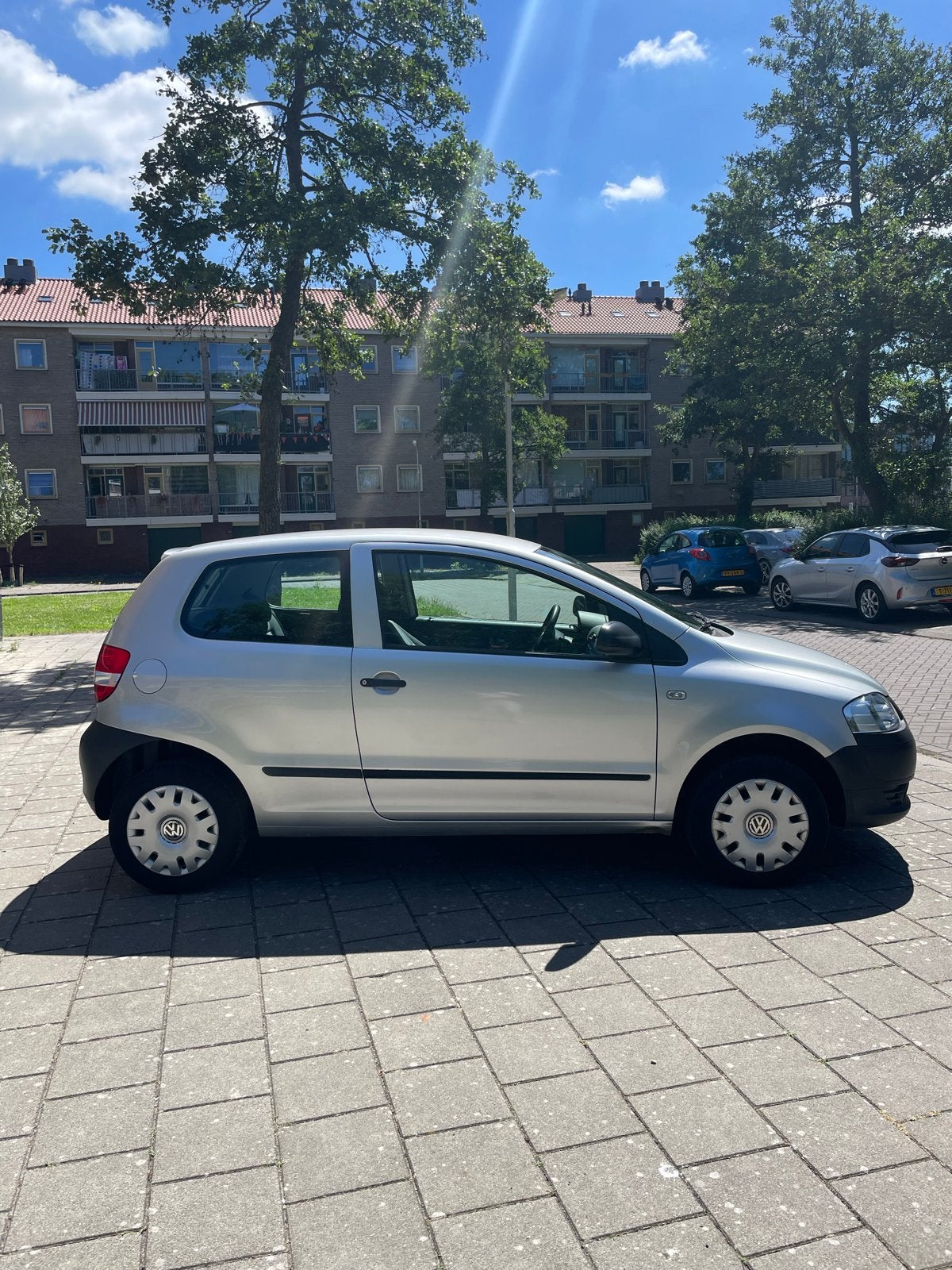 Volkswagen Fox 1.2 40KW 2006 Grijs, Auto's, Volkswagen, Particulier, Fox, ABS, Airbags, Airconditioning, Metallic lak, Startonderbreker