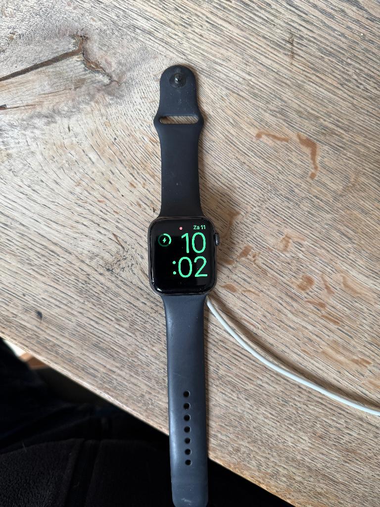 Apple Watch 4 44 mm, Sieraden, Tassen en Uiterlijk, Smartwatches, Ophalen, Apple Watch ⌚️, Zwart, IOS