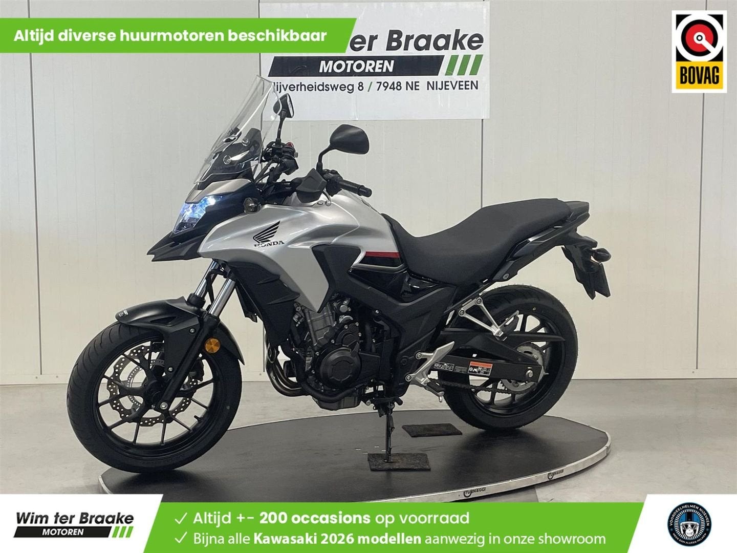 Honda CB 500 X ABS (bj 2019), Motoren, Bedrijf, Onbekend, Sport, Onbekend