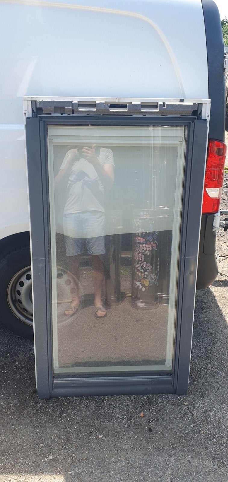 Te koop velux dakraam GGL  MK 08 met zonnewering, Ophalen, Minder dan 80 cm, Dakraam, 80 tot 120 cm