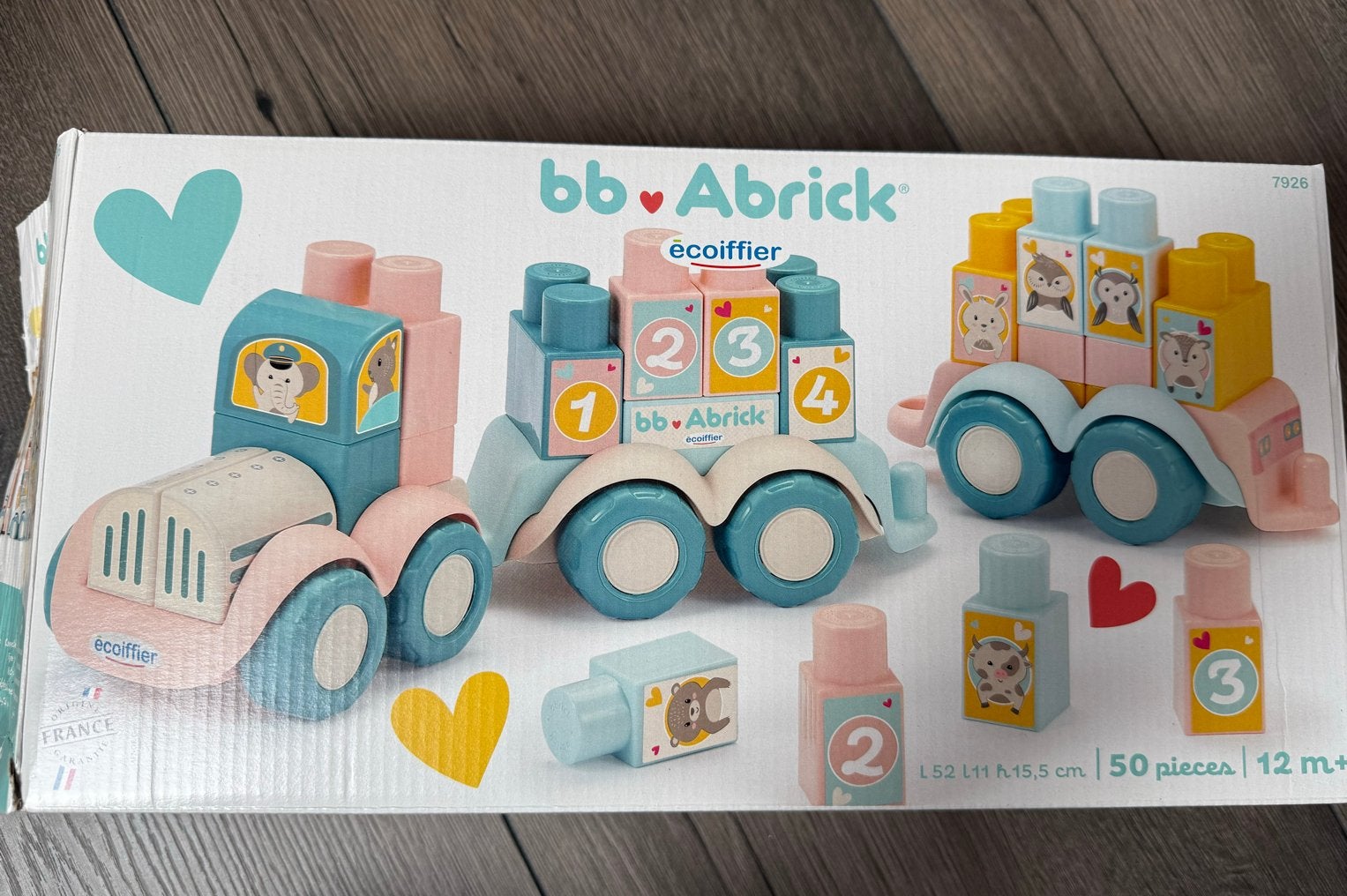 Blokkentrein ecoiffier Abrick, Ophalen of Verzenden, Zo goed als nieuw, Abrick