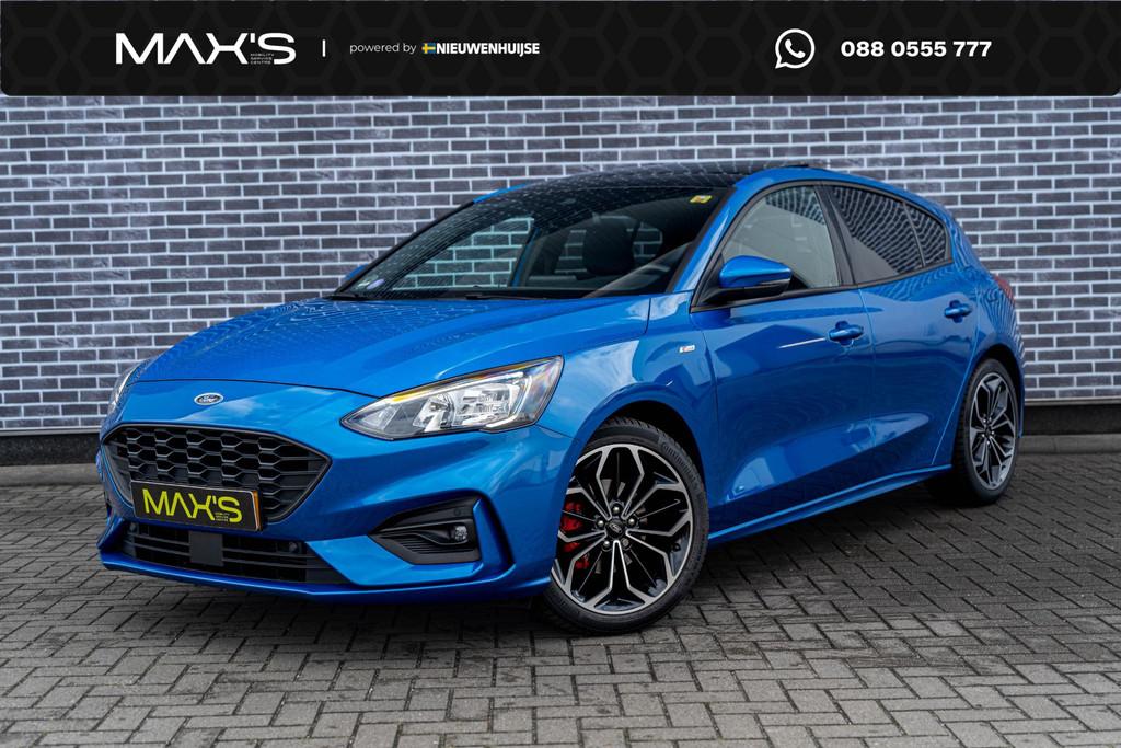 Ford Focus 1.0 EcoBoost 155 Hybrid ST Line X Business | Pano, Gebruikt, Blauw, Origineel Nederlands, 3 cilinders