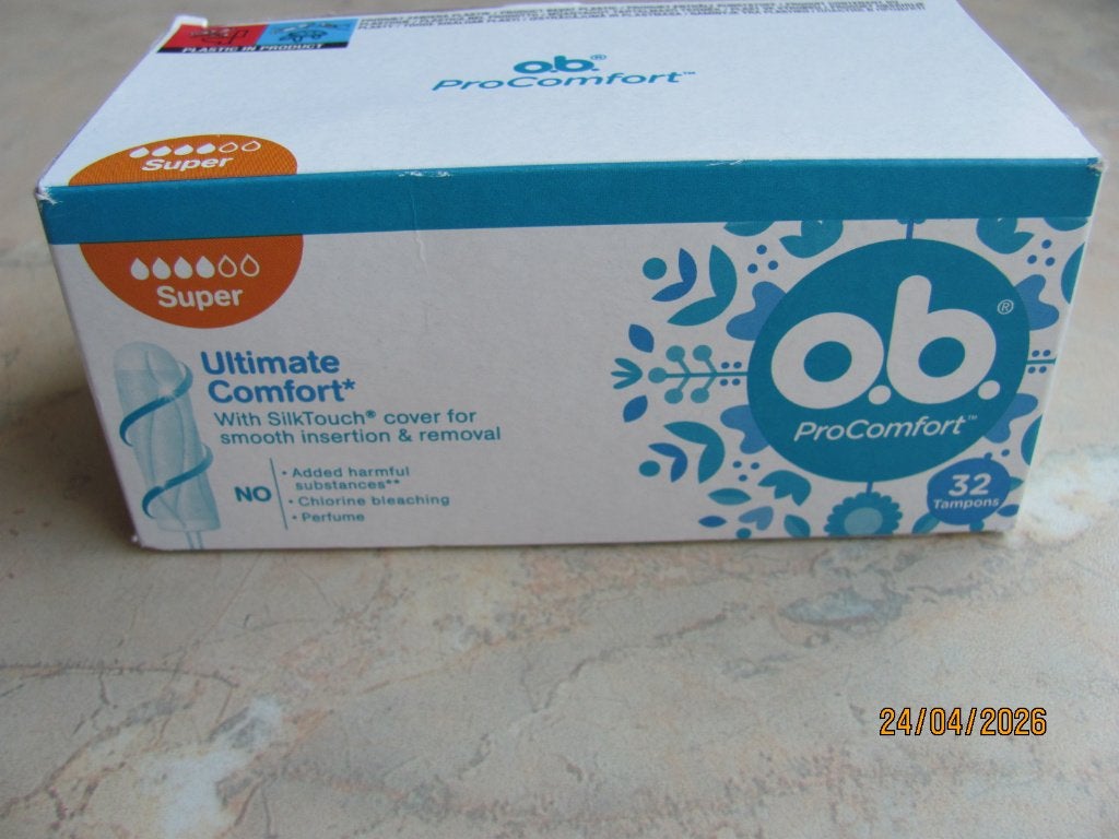 NIEUW 1 x O.B. verpakking TAMPONS 4 druppels SUPER 32 stuks, Ophalen of Verzenden, Nieuw, Overige typen