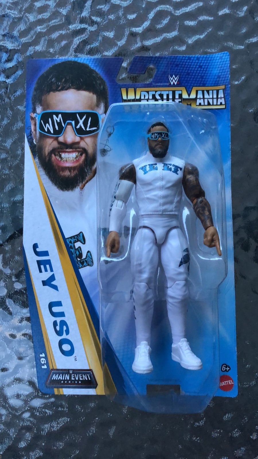 WWE WrestleMania Jey Uso actiefiguur, Ophalen of Verzenden, Zo goed als nieuw
