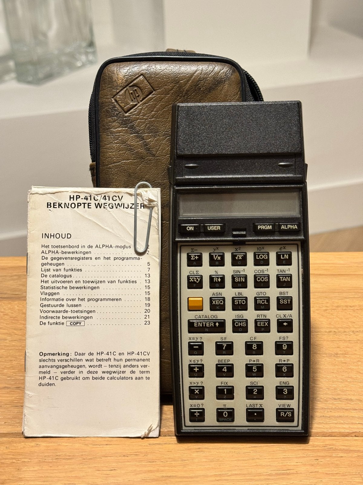 HP-41CV + HP 82104A Card Reader – vintage Hewlett-Packard, Ophalen of Verzenden