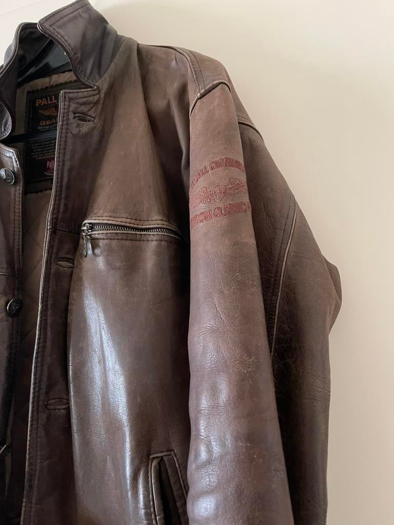Pall Mall Mooie Lederen Pilotenjas/Herenjas/Jas/Coat, Ophalen of Verzenden, Zo goed als nieuw