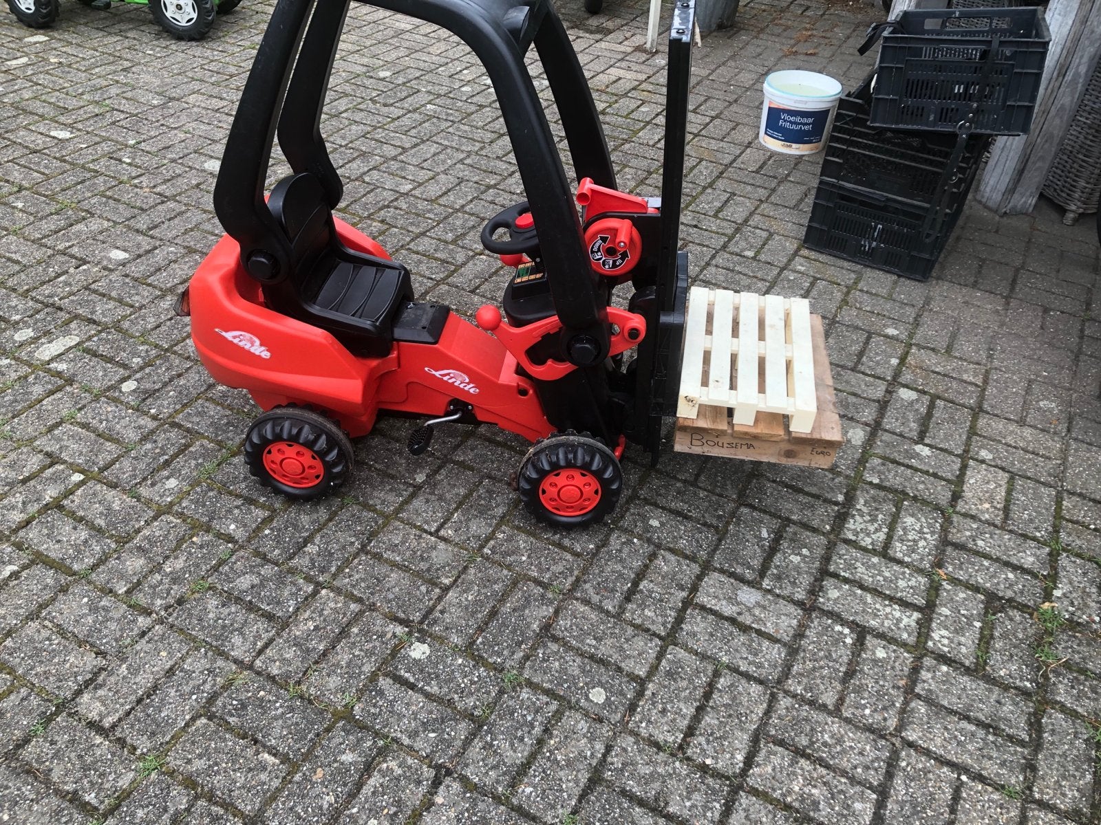 Linde kinder heftruck - Perfect voor de kleine magazijnmedew, Ophalen, Gebruikt