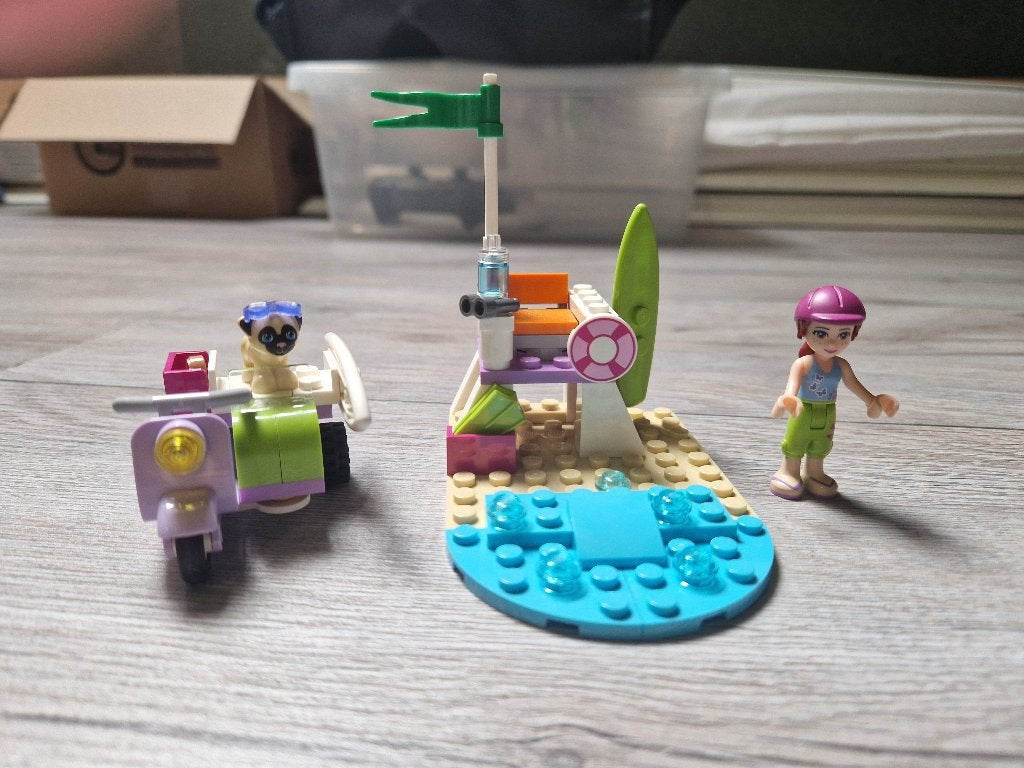 Lego Friends 41306 Mia's Strandscooter, Inclusief instructies, Lego, Friends, Ophalen of Verzenden