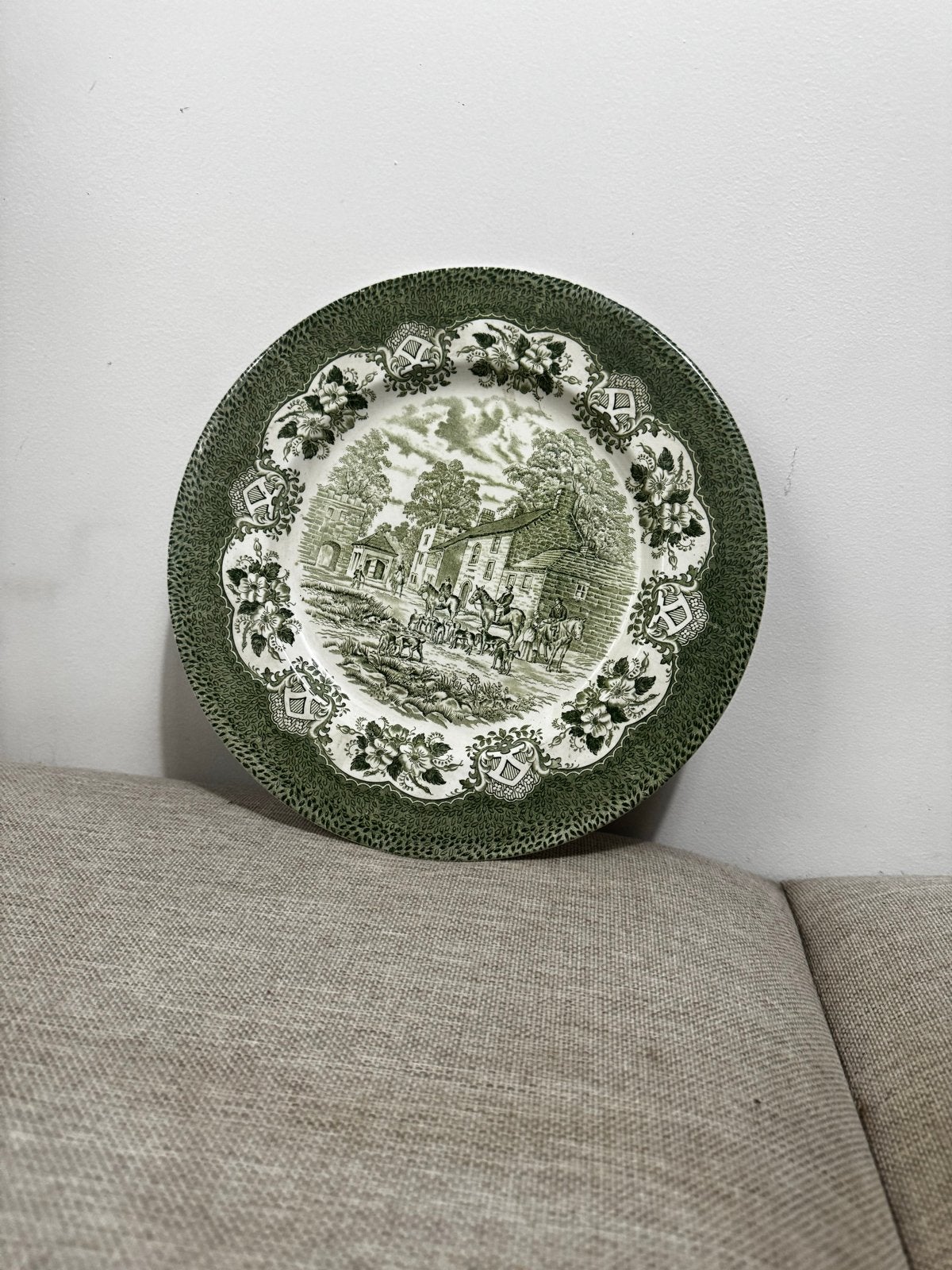 Vintage Bord Old Inns Series Decoratief Bord, Ophalen of Verzenden