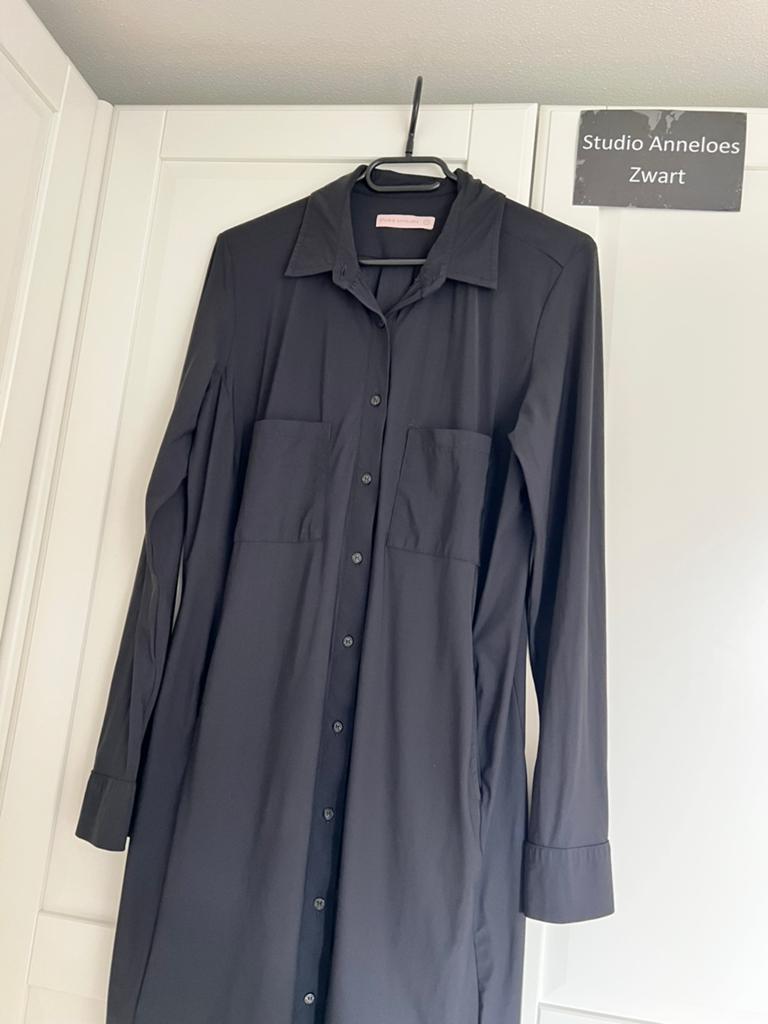 Studio anneloes woopy blouse tuniek M zwart travelstof, Maat 38/40 (M), Zwart, Ophalen of Verzenden, Zo goed als nieuw