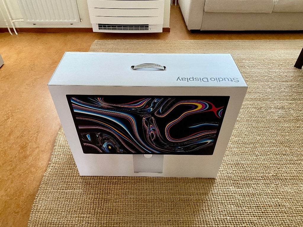 Apple Studio Display doos, Computers en Software, Monitoren, Ophalen, Gebruikt, Overige typen, Onbekend