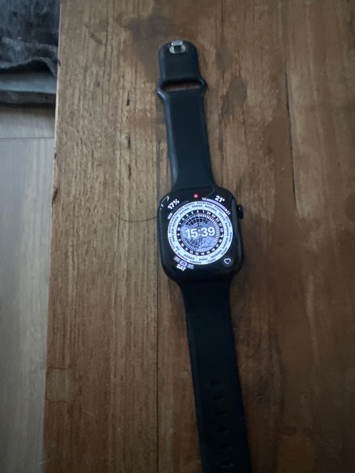 Apple Watch Series 10 46mm GPS + Cellular Aluminium, Ophalen, Zo goed als nieuw, Zwart, IOS