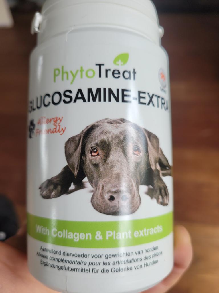 PhytoTreat Glucosamine Extra (hond) collagen+plante extraxg, Ophalen of Verzenden