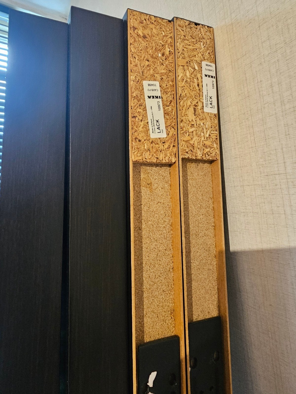 4 ikea lack wandplanken, Ophalen