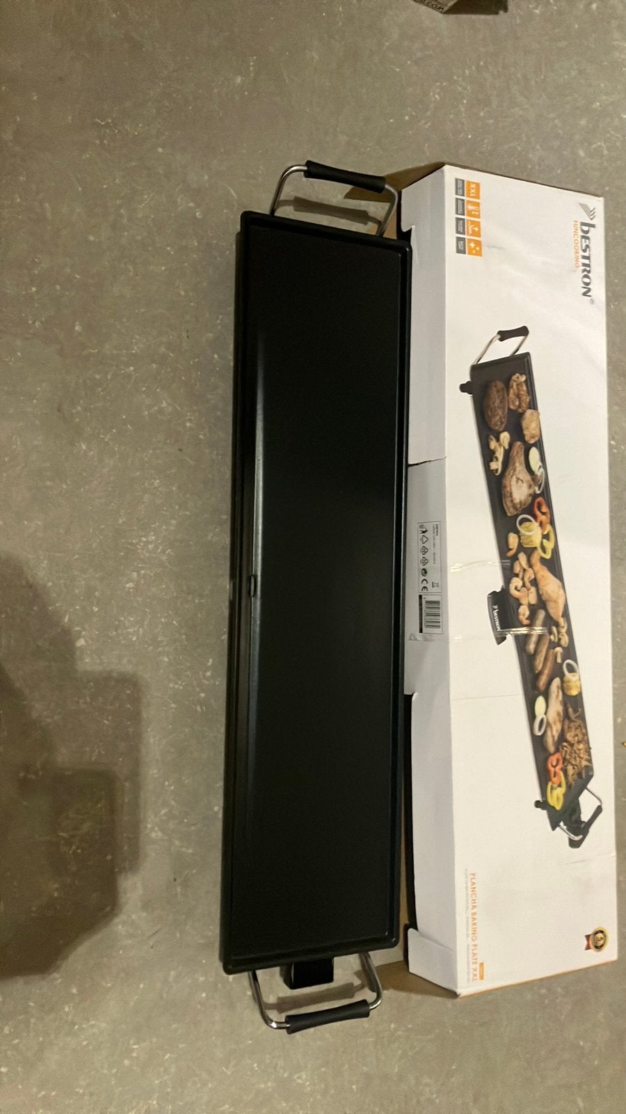 Bestron XXL Bakplaat ABP604 nieuw, Ophalen, Nieuw, Tafelgrill