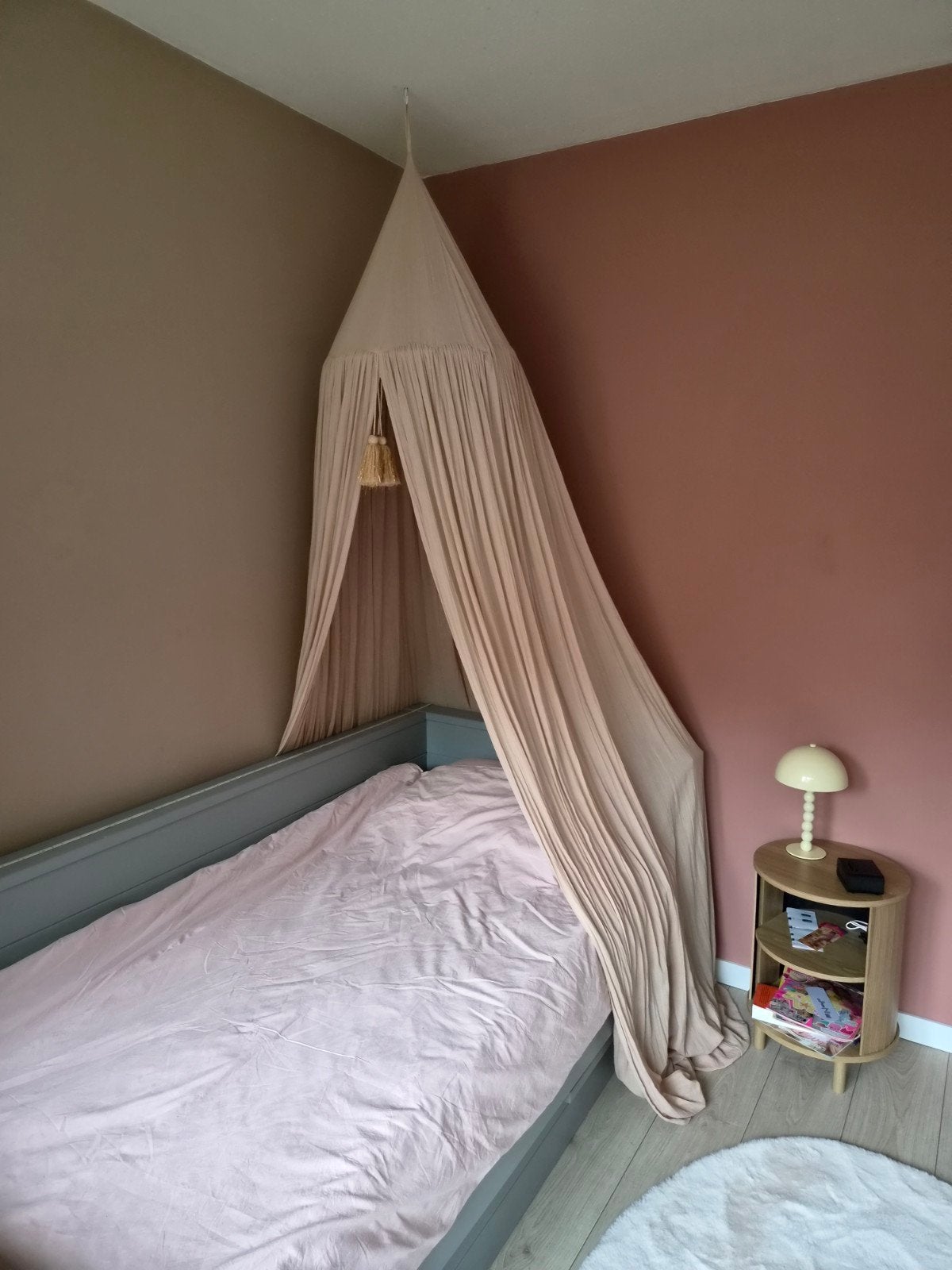 Luxe perzik rose bedhemel Konges Slojd, Overige merken, Ophalen of Verzenden, Zo goed als nieuw, Ophangbaar