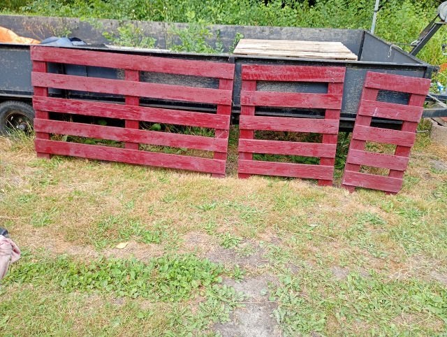 Hekwerk. Hout. 10.1 meter. Splinternieuw. €100,-., Ophalen, Nieuw, Hout, Tuinhek