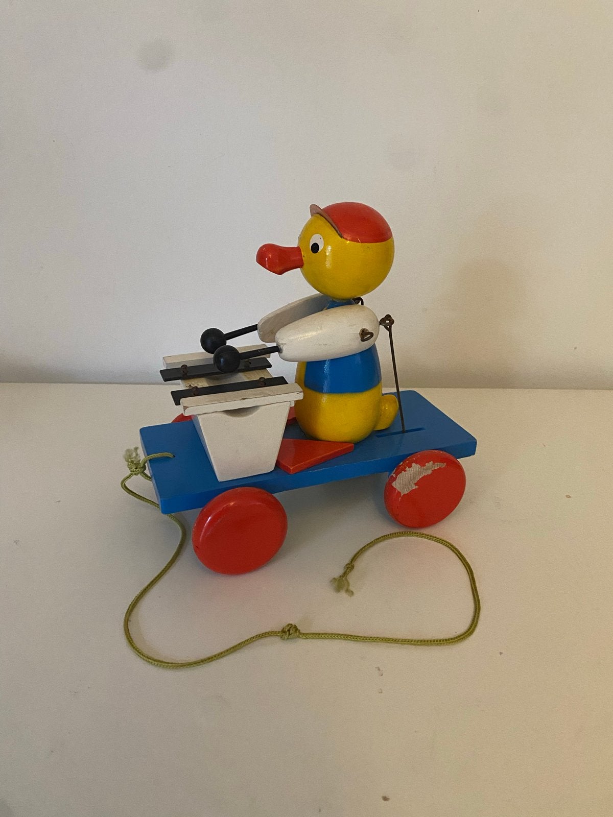 Trekeendje met xylofoon, Ophalen of Verzenden, Gebruikt, Duw- of Trekspeelgoed