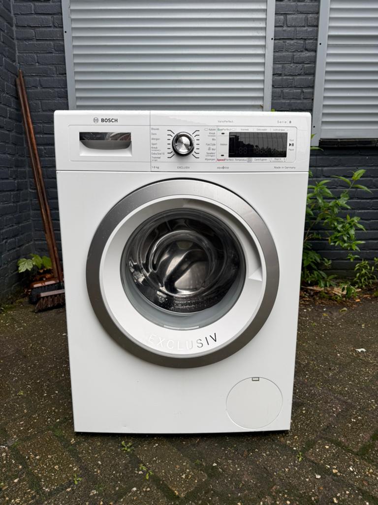 BOSCH SERIE 8 9KG A+++ 1600RPM WASMACHINE IN NIEUWE STAAT, 8 tot 10 kg, Ophalen of Verzenden, Kort programma, 85 tot 90 cm