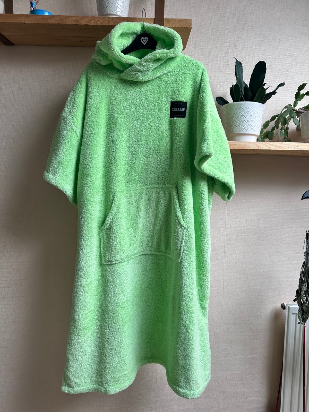 Mystic poncho groen zgan, Ophalen of Verzenden, Zo goed als nieuw, Overige maten, Groen