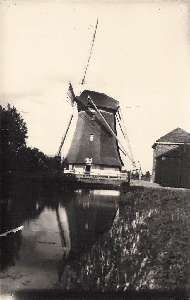 V673 Zuilen MOLEN FOTOKAART Foto L v Lambalgen Rotterdam, Ophalen of Verzenden, 1920 tot 1940, Utrecht